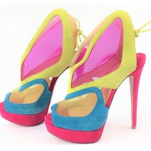 Christian Louboutin Farfamesh 150mm platform